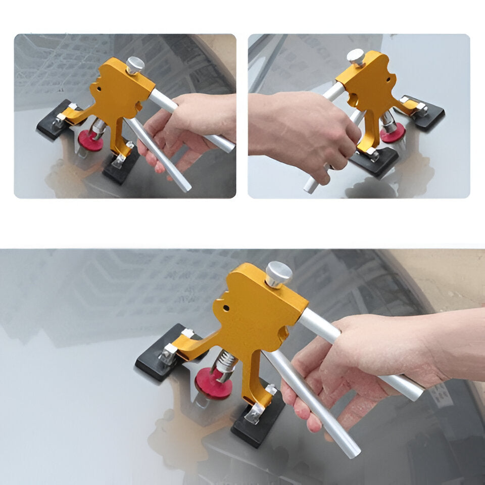 Belro Paintless dent removal tools for home and garden, showing a set of dent repair tools on a white background.