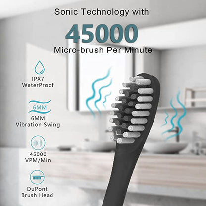 Belro rechargeable ultrasonic electric toothbrush with sleek design and multiple brushing modes for effective oral care.