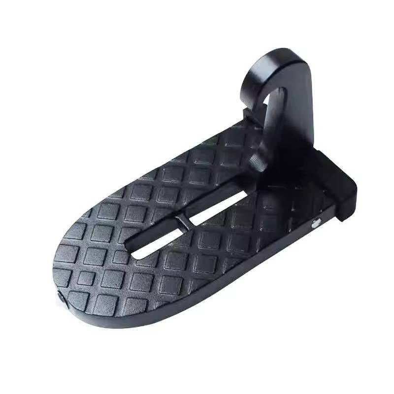 Belro universal fit car door step for easy access, displayed on a vehicle door in a home and garden storage setting.