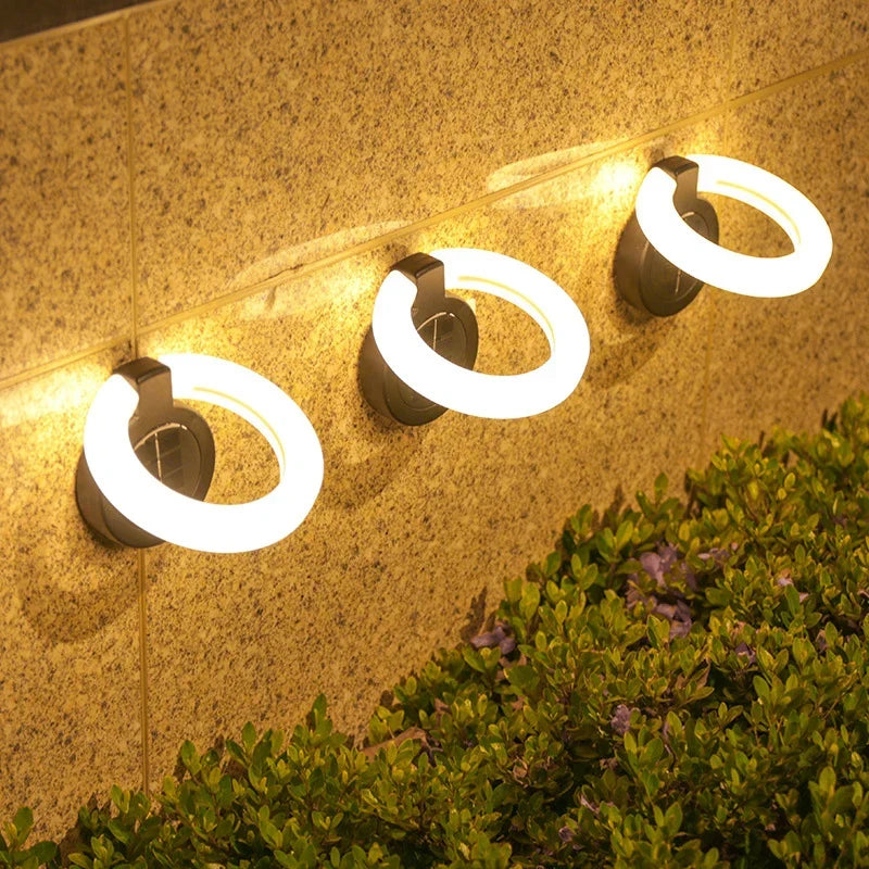 Mivoza solar garden spike light with 360° adjustable head, weatherproof IP65 design, ideal for outdoor ground lighting.