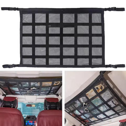 Belro interior cargo net for home storage and organization, showing a close-up of the net's mesh design for securing items.