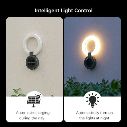 Mivoza solar garden spike light with 360° adjustable head and IP65 weatherproof design for outdoor ground illumination.
