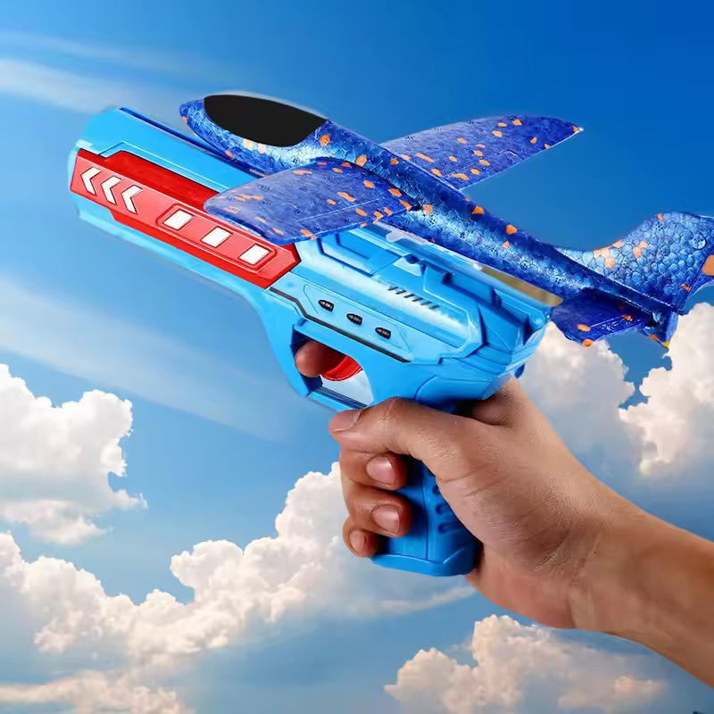 Colorful Belro Flying Aeroplane Toy with propellers and wings, perfect for kids' toys and games collection.