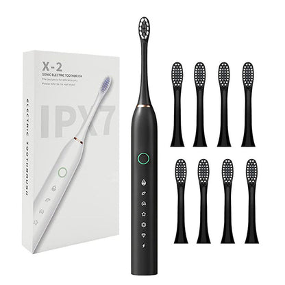 Belro rechargeable ultrasonic electric toothbrush with ergonomic handle and charging base for effective personal dental care.