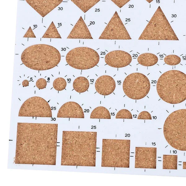 Belro DIY paper quilling template for clothing design, featuring intricate paper strips and shaping tools for creative projects.