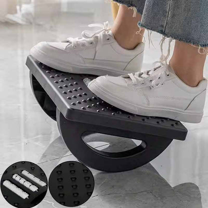 Belro under desk foot rest accessory with cushioned surface for added comfort during work or relaxation.