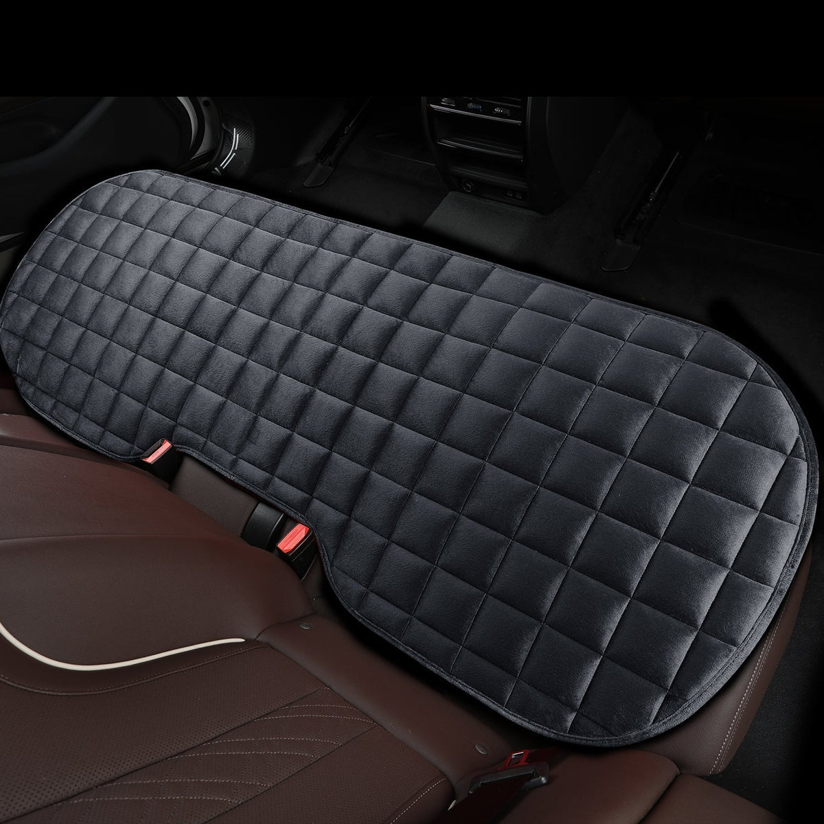 Belro premium car backseat cushion full cover providing support and comfort for back health during travel.