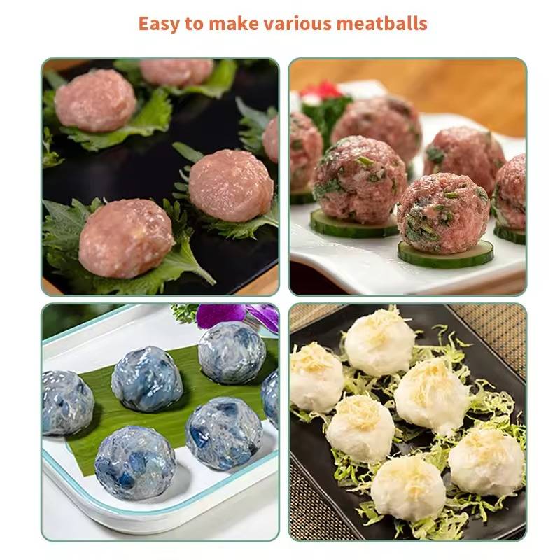 Belro meatball maker tool for home kitchen, with stainless steel construction and ergonomic handle for easy meatball shaping.