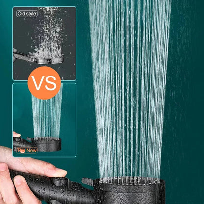 Belro high pressure shower head with hose, chrome finish, and adjustable spray settings for a powerful shower experience.