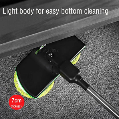Belro cordless electric spin mop cleaner for floors, featuring a compact design and easy maneuverability for home and outdoor use.