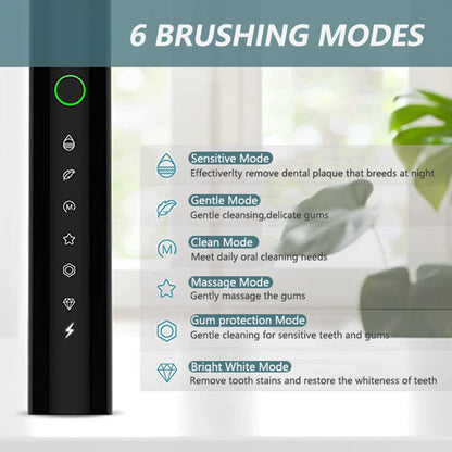 Belro rechargeable ultrasonic electric toothbrush with sleek design and ergonomic handle for effective oral cleaning.