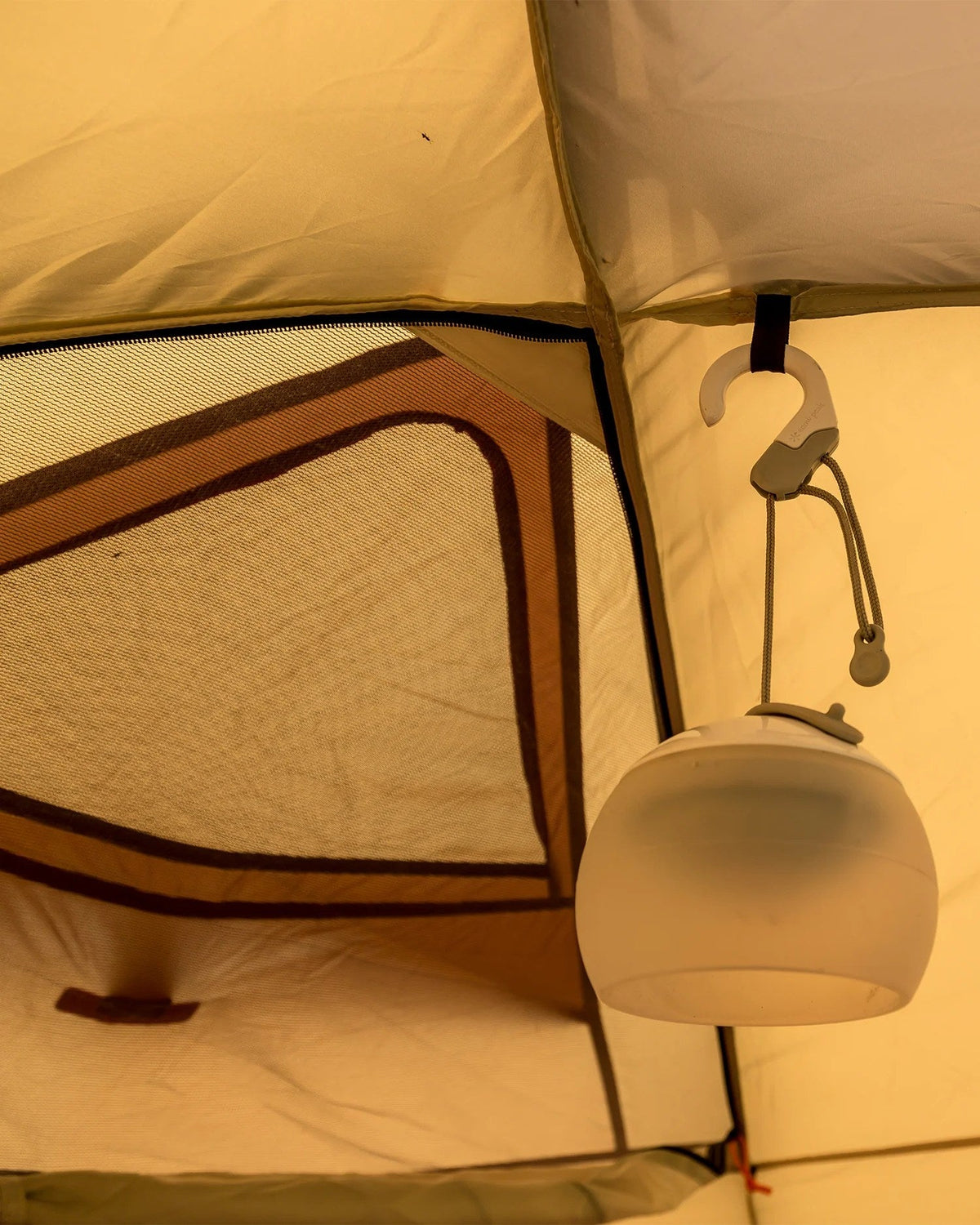 Casavibeo Snow Peak Amenity Dome tent set up outdoors, showcasing its compact, lightweight design and durable fabric for camping.