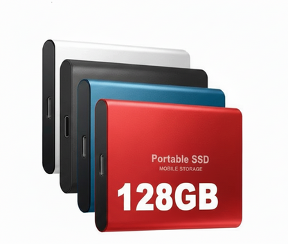 BowLift portable external SSD drive with USB-C port, compact high-speed external storage device.
