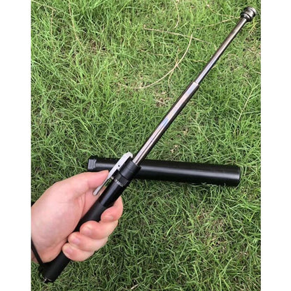 Extendable Steel Self-Defense Baton by BowLift, 24-inch retractable safety stick with textured grip for security and durability.