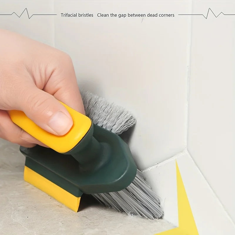 Mivoza grout cleaning brush set of 2 with 4-in-1 tiles and glass scrubbing brushes, ideal for grout and gap cleaning.
