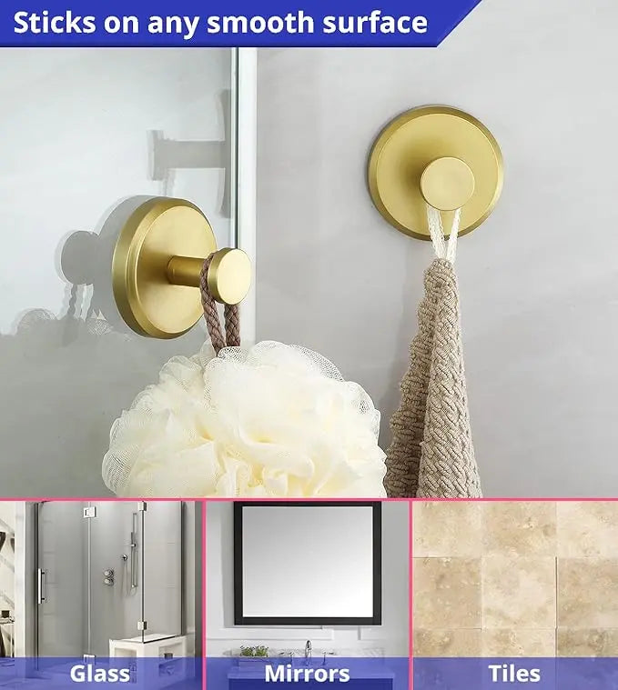 Two strong hold suction cup hooks by Mivoza for wreaths and decor, no drill, reusable, and easy to remove from smooth surfaces.