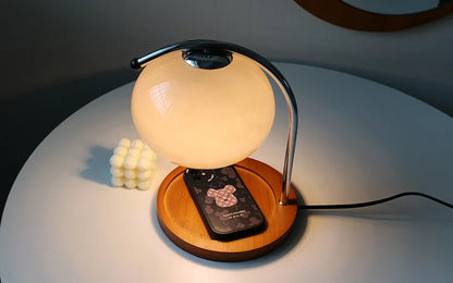 Belro Retro Glass Candle Warmer Lamp in a vintage-style glass design for safe, fragrant candle warming.