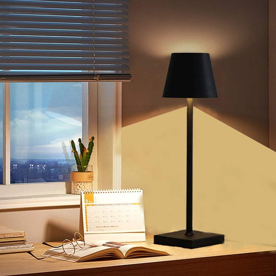 Belro bedside touch table lamp for outdoor use, featuring modern design and touch control, ideal for home and garden lighting.