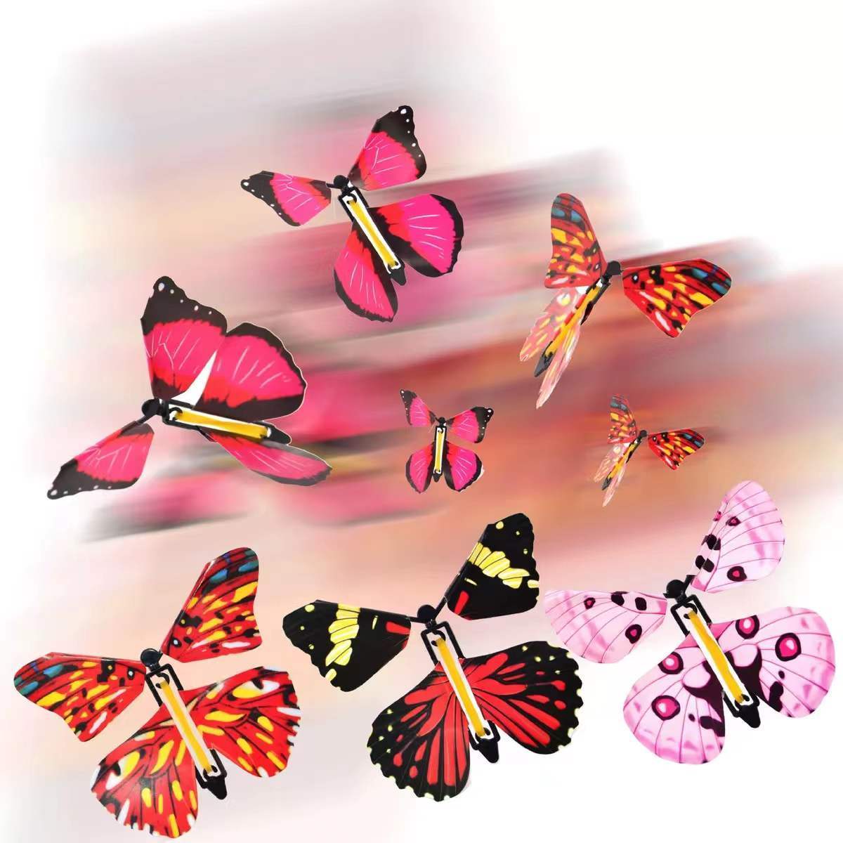 Belro men's DIY Valentine's Day magic butterfly photo surprise gift, featuring colorful butterfly design on clothing item.