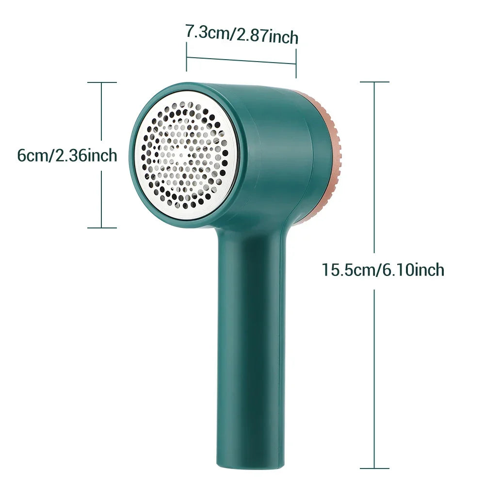 Belro portable electric lint remover for home and outdoor use, compact device with a cleaning head and ergonomic handle.