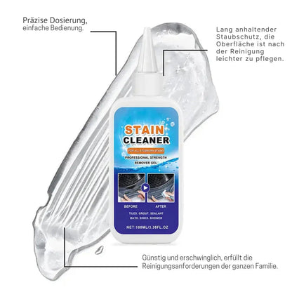 Mivoza mold remover gel with brush applicator, deep action no-scrub formula for cleaning mold and mildew from surfaces.