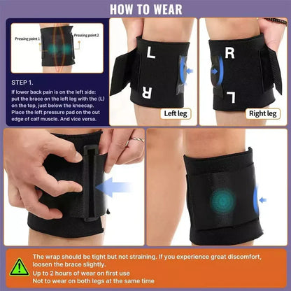 Belro sciatic nerve brace for sciatica pain relief, adjustable suspenders designed for comfort and support during nerve pain management.
