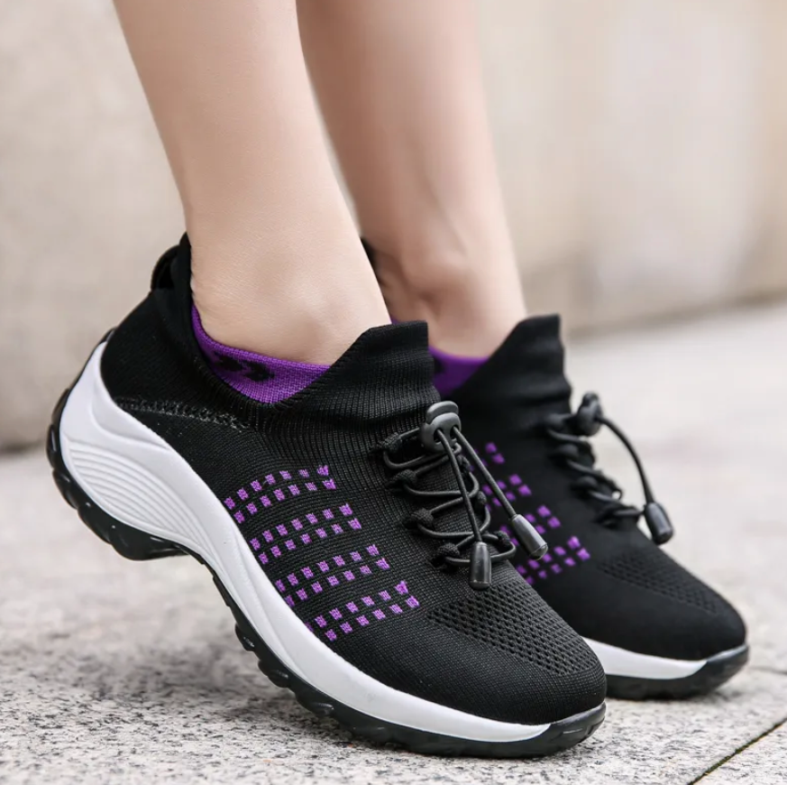 BowLift Orthopedic Shoes with plantar fasciitis arch support, wide width design, featuring cushioned insoles and supportive soles.