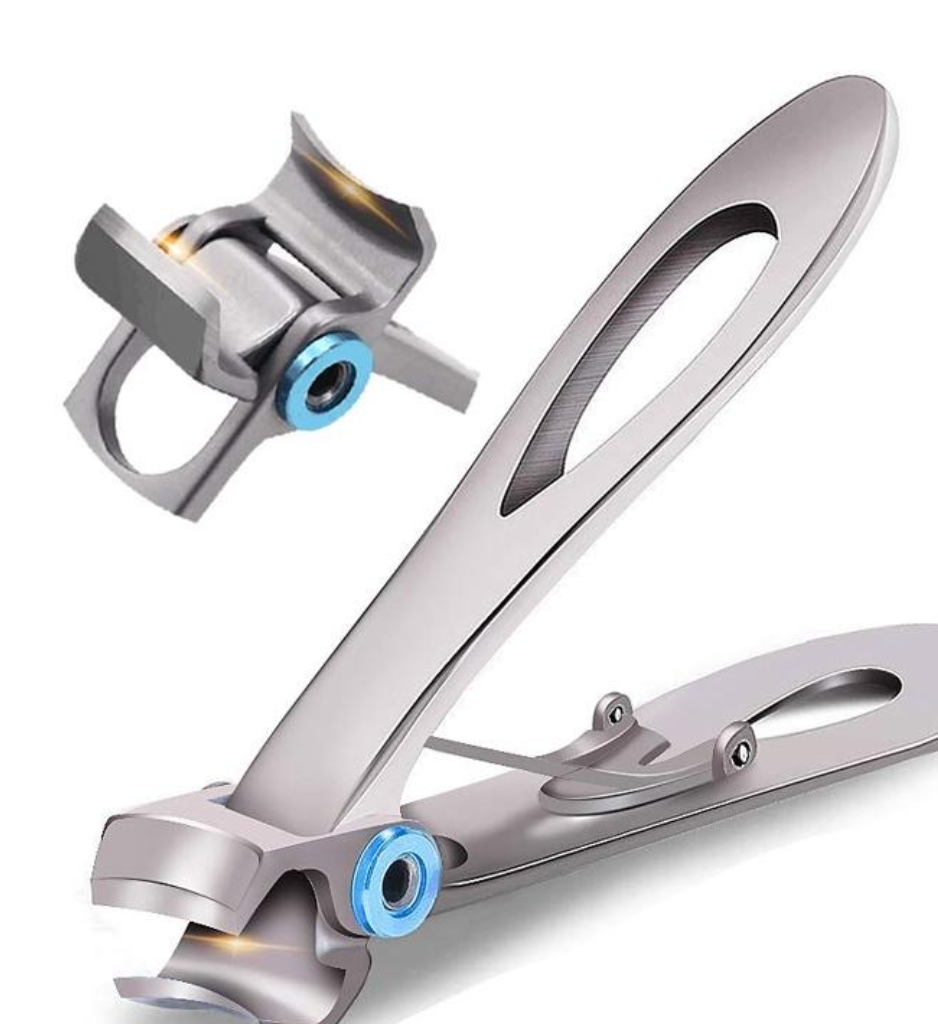 Belro nail clippers for thick nails, showcasing sturdy stainless steel blades designed for easy trimming of thick or tough nails.