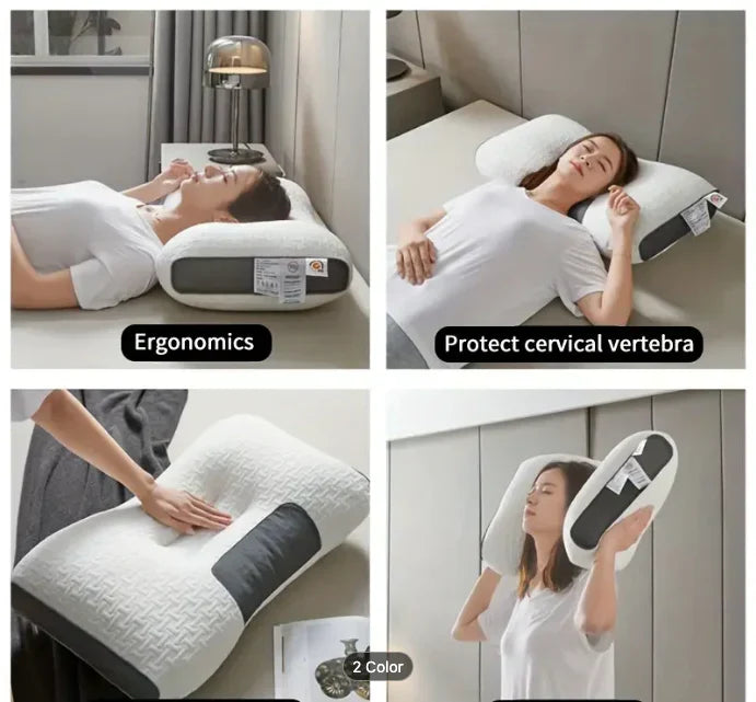 Belro orthopedic cervical pillow designed for neck support and comfort, with ergonomic shape for optimal neck care.