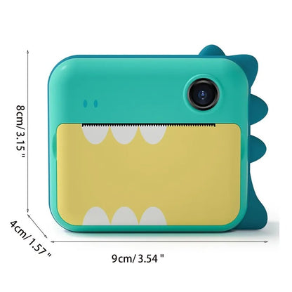 Kids’ Instant Print HD Camera by Belro, compact electronic camera for children with instant photo printing feature.