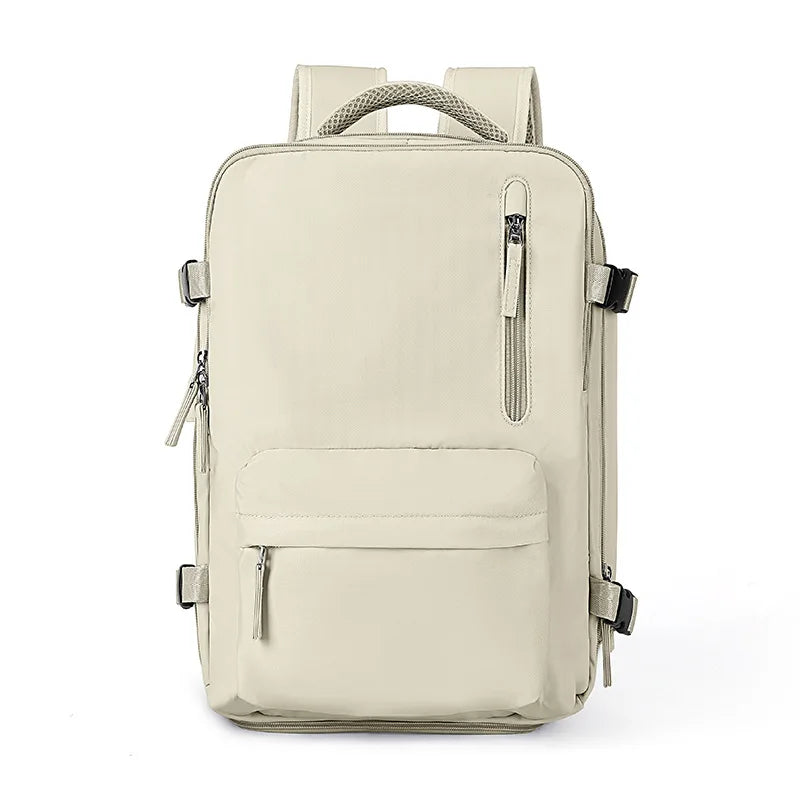 Belro travel carry-on backpack with shoe compartment, durable bags and luggage for convenient packing and organization.