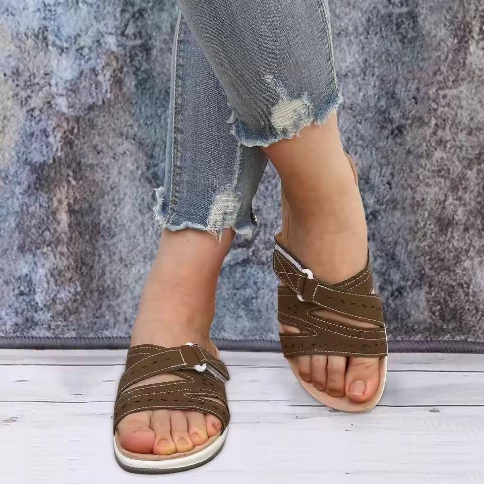 Belro orthopedic toe sandals for women, health and beauty footwear with supportive design and cushioned straps.
