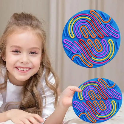 Mivoza sensory activity board silicone fidget toy for relaxation and reducing anxiety, with tactile play features.