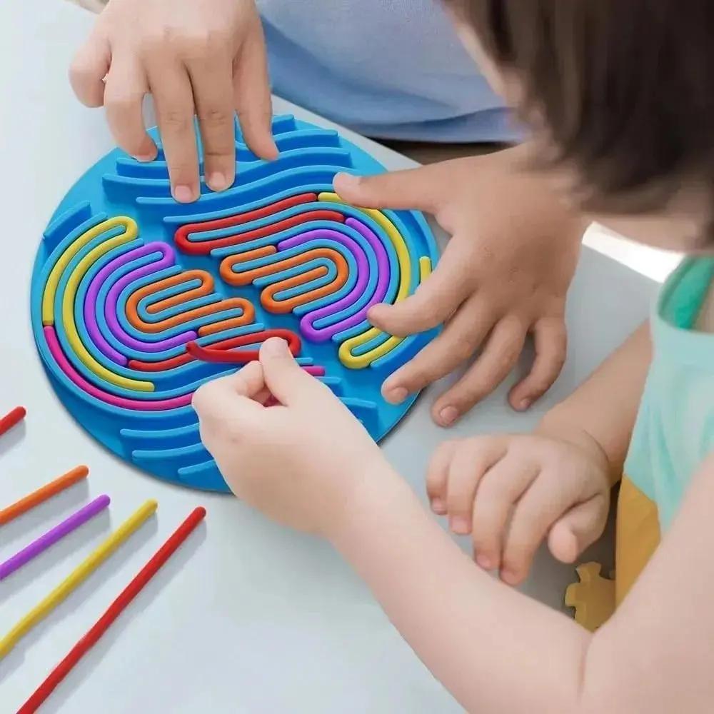 Mivoza sensory activity board with silicone fidget elements for stress relief, relaxation, and tactile play.