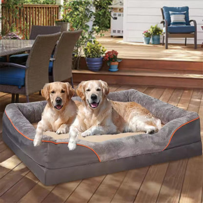 Belro orthopedic dog bed with plush cushioning and supportive design for comfortable rest of dogs.