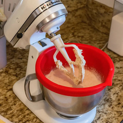 Mivoza silicone stand mixer bowl insert, non-stick and easy to clean, ideal for convenient baking and mixing in the kitchen.