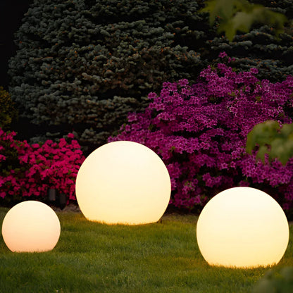 BowLift Garden Globe Light, weatherproof solar LED outdoor garden light with spherical design, ideal for decorative lighting.