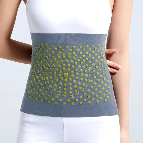 Belro kidney warmer waist belt with soft cashmere bandage, designed for added warmth and support around the waist.