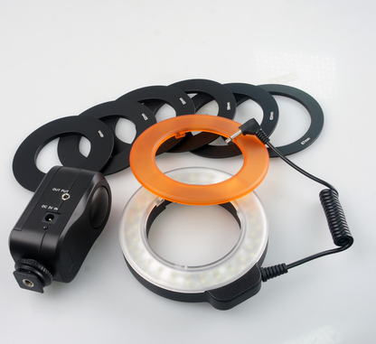 Belro universal reflective ringlight for camera, featuring adjustable brightness and sleek design for professional photography lighting.