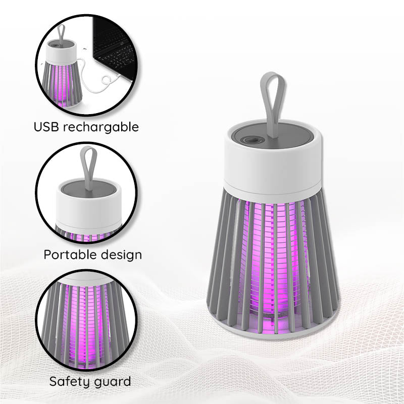 Belro portable USB rechargeable pest repellent lamp for outdoor use, designed for effective insect control in home and garden areas.