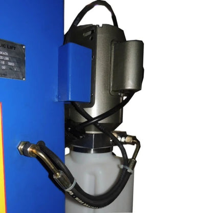 Casavibeo TP9KSCX 9,000 lb 2-post car lift with clear floor and symmetric design, suitable for vehicle maintenance and repair.