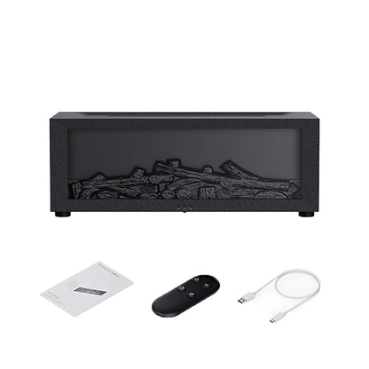 Belro Flame Diffuser Humidifier displaying a sleek design with a glowing flame effect for health and beauty fragrance use.