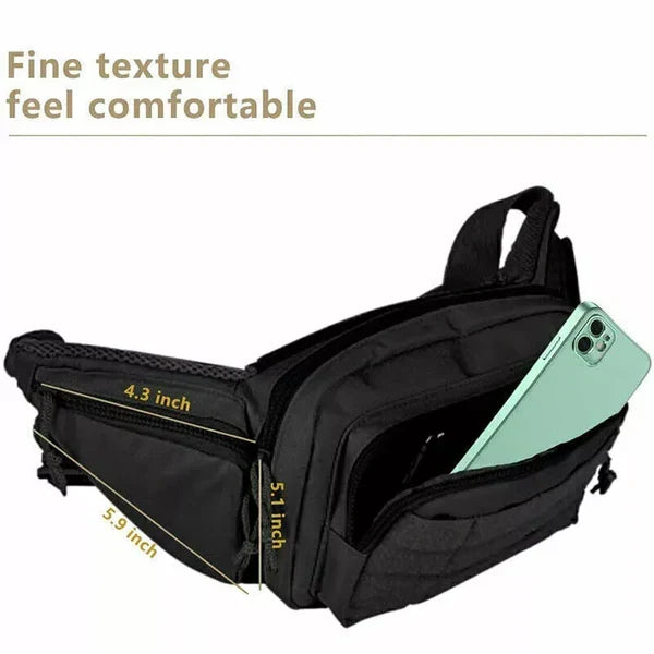 Belro tactical waist pack with concealed carry holster, versatile fanny pack designed for discreet pistol storage and easy access.