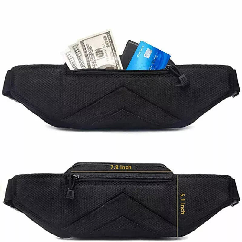 Belro tactical waist pack with concealed carry holster, designed as a durable fanny pack for discreet gun storage.