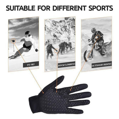 Belro unisex thermal gloves with touchscreen fingertips, winter accessories designed for warmth and device use.