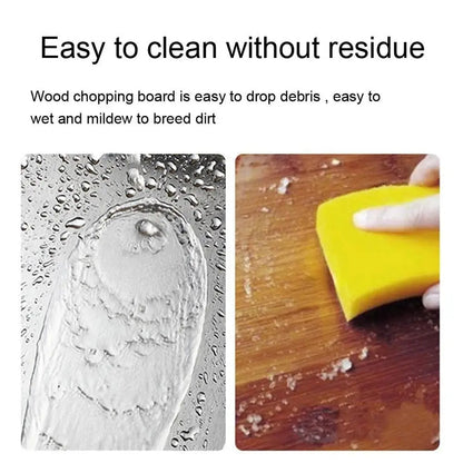 Belro titanium kitchen chopping board with stainless steel surface, antibacterial, mildew-proof, ideal for kneading dough and food prep.