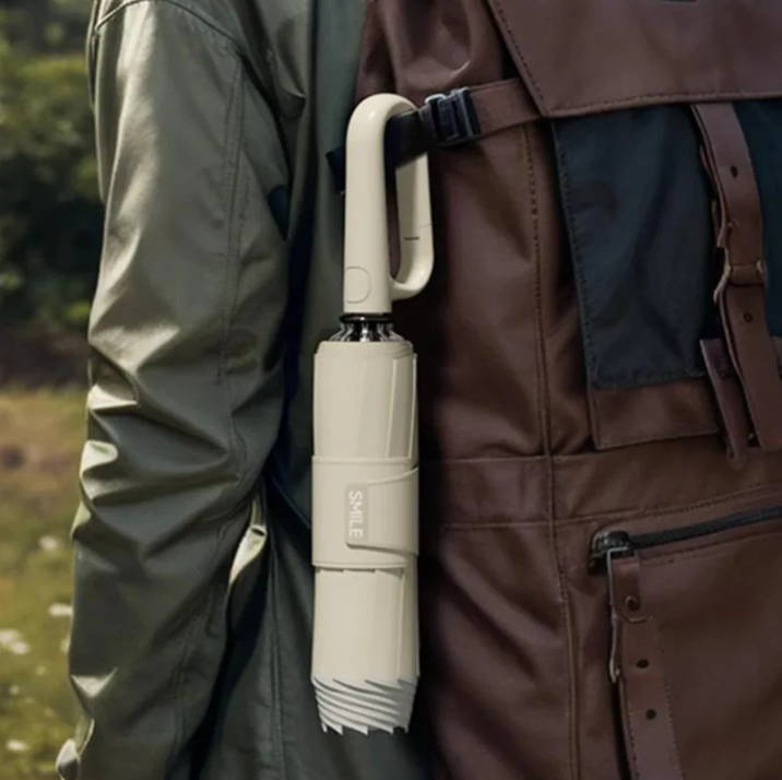 Belro stormproof umbrella with reflective edge, durable waterproof canopy and sturdy handle, designed for all-weather protection