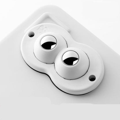 Belro self-adhesive all-purpose castors attached to a surface, suitable for tools and hardware applications.