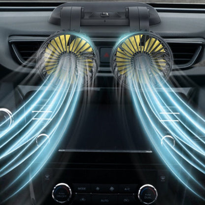 Belro cooling fan for cars, compact outdoor device with blades and control panel, providing fresh air during travel.
