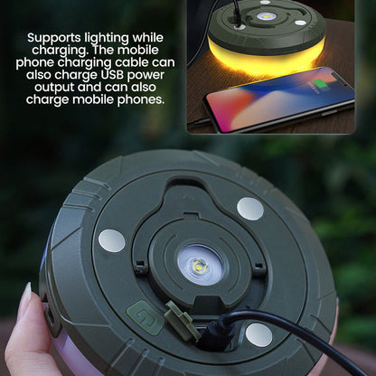 Belro waterproof portable string of outdoor lantern lights with stowable design, ideal for camping and outdoor gatherings.